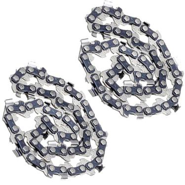 Imagem de Corrente De Mini Motosserra Metal Reposiçao 14 Dentes 4 Polegadas Kit 2 Uni