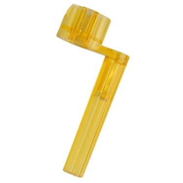 Imagem de Colaxi Ferramenta para enrolar cordas de guitarra, enrolador de captadores de guitarra, leve, para luthier, ideal para bandolim, Amarelo Claro