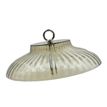 Imagem de ShengQuanHao Capa de Chuva para Comedouros de Pássaros, Versátil, 25 Cm (9,84 Polegadas), Proteção Completa, à Ferrugem E às Intempéries, para Uso Inter, Claro