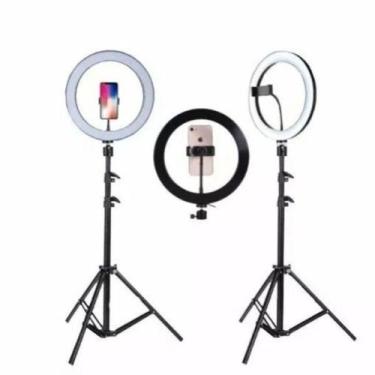 Imagem de Ring Light Led iluminador 26cm + TRIPÉ 2 metros - DUBAI