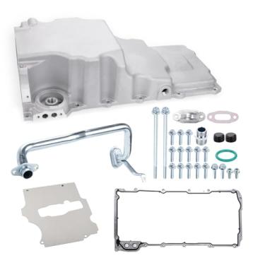 Imagem de BARTOO Kit de cárter de óleo 302-3 81075 LS Swap Retrofit para LS1 LS2 LS3 A/G/F-Body Chevy 4.8L 5.3L 6.0L 6.2L Motores Alumínio