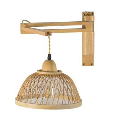 Imagem de Luminária de parede infantil de madeira com LED, 3 temperaturas de cor (3000K/4500K/6000K), ajustável, para cabeceira, ideal para quarto infantil, luminária de parede moderna de 7W para bebê