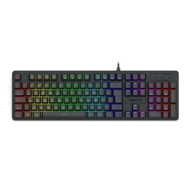 Imagem de Teclado Gamer Redragon Netherbane - ABNT2 - Iluminação RGB - Preto - K521-RGB