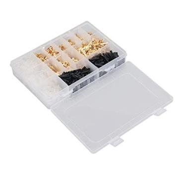 Imagem de aqxreight KIT de Sortimento de Terminais de Fio Terminais de Fio de Latão para Crimpagem a Frio Com Luvas de Proteção Tubos Termorretráteis Mangas de Tubos de Calor Em LATÃO Incluindo KIT de para