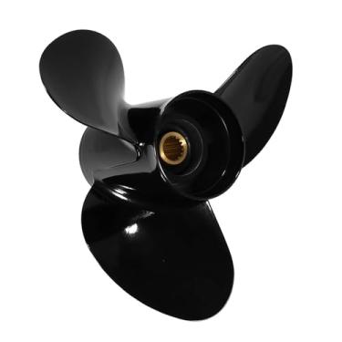 Imagem de Dente de 15 estrias 33 5/8 x 14 Hélice de barco de popa de alumínio para motores Suzuki DF50/60/70/90/100/115/140HP 13,625x14''Pitch 3 lâminas RH