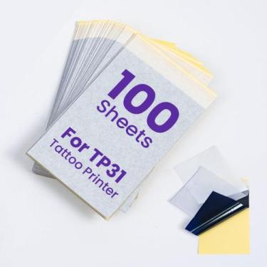 Imagem de Papel de Transferencia para Tatuajes Phomemo TP31 para Impresora de Pl