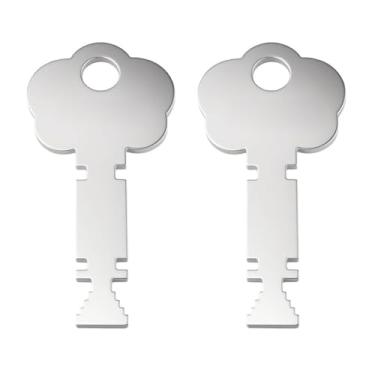 Imagem de 25460 Chaves de caixa mestre de alarme de incêndio para Gamewell e elevador, 2 peças de chave de caixa de alarme de incêndio