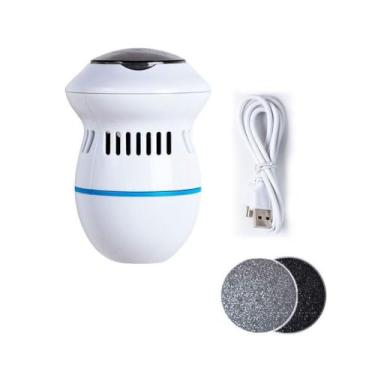 Imagem de Esfoliador Elétrico para Pés Portátil, Carregamento USB, Bateria 200mA, Rolo Esfoliante, Removedor de Calos