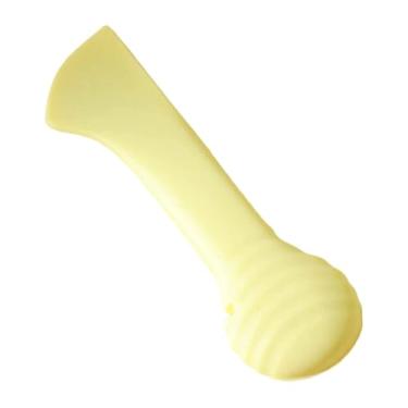 Imagem de Ｂｅｓｇａ Colher abridora de latas para animais de estimação, colher para ração de cães e gatos, mini multifuncional universal portátil para abrir e mexer, Amarelo