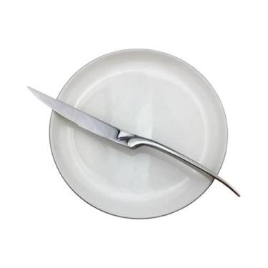 Imagem de Conjunto De Talheres De Aço Inoxidável Prata 6 Peças, Faca De Bife, Ga