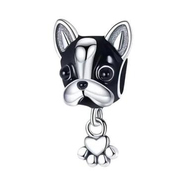 Imagem de Colar Com Pingente De Patinha De Cão Em Prata 925 Para Mulheres, Estil