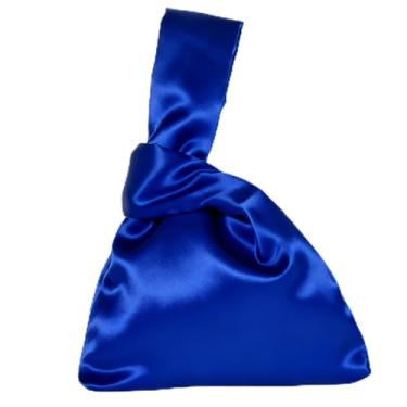 Imagem de Bolsa feminina de cetim para noite bolsa clutch mini bolsa pequena bolsa de pulso bolsa de festa de casamento, A - azul royal