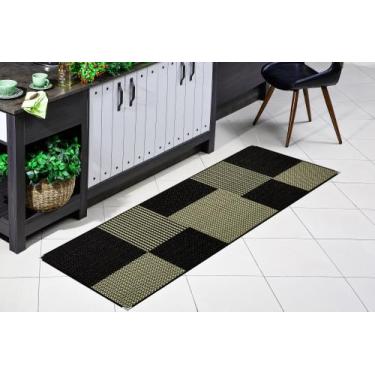 Imagem de Tapete passadeira 0,66 x 2,30 sisal antiderrapante pousada sala corred