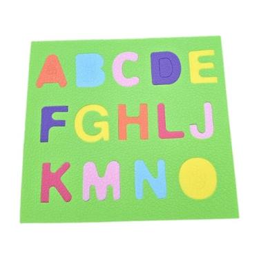 Imagem de Amagogo Tapete de espuma com peças de encaixe para parede, ideal para atividades educativas na pré-escola e creche, Alfabeto
