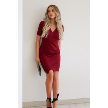Imagem de Vestido Canelado Larissa Assimétrico Feminino L amour - L'Amour, PP, V