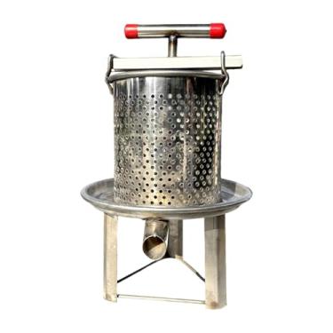 Imagem de ＫＬＫＣＭＳ Extrator de mel, utensílios para fabricação de vinho, espremedor de vegetais e desidratador, base estável, prensa manual portátil e versátil, Style C