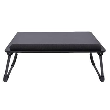 Imagem de Mesa de colo - Mesa de laptop de 60 cm com descanso de pulso - Suporte para laptop para escritório em casa - Bandeja de mesa portátil para cama, mesa de leitura, mesa de leitura, para café da manhã