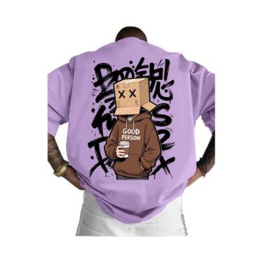 Imagem de Camiseta Masculina Casual Leve E Respirável Com Estampa 3D, Moda Verão