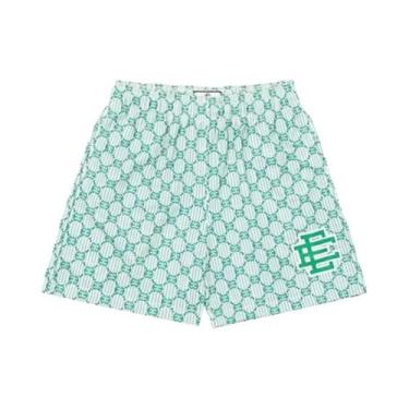 Imagem de Shorts De Malha Casuais De Verão Para Homens, Calças De Fitness Básica