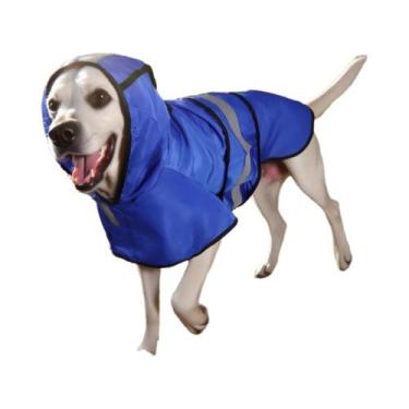 Imagem de Capa De Chuva Para Cães Em Várias Cores E Tamanhos Com Capuz Para a Te