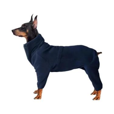 Imagem de Pijamas De Cão Em Fleece Quente E Macio, Casaco De Inverno, Macacão Pa