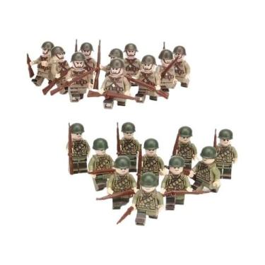 Imagem de Bonecos Humanoides Mini Para Crianças, Blocos De Montar, Brinquedos De