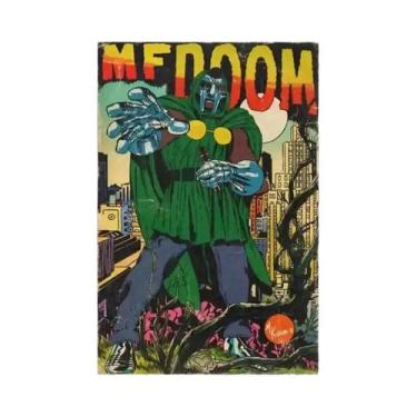 Imagem de Pôster De Arte Em Tela Da Banda De Hip Hop MF Doom, Decoração Estética