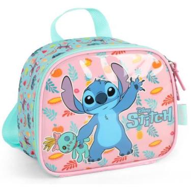 Imagem de Lancheira Térmica STITCH DISNEY Rosa Luxcel LA41553SC