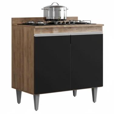 Imagem de Balcao Com Tampo 2 Portas Ellen 80 cm Eratto Moveis - Milani Store, Fr