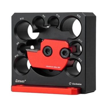 Imagem de Kit De Gabarito Para Fazer Cavilhas Com 8 Furos, Lâminas De Carboneto,