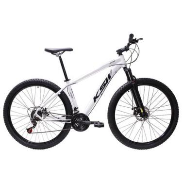 Imagem de Bicicleta Aro 29 Bike Ksw 21 Marchas Alumínio Freio A Disco, Branco, 1