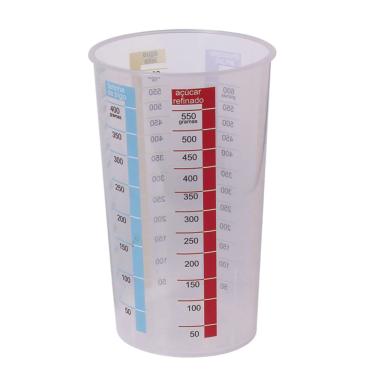 Imagem de Copo Medidor São Bernardo em Plástico Transparente 600ml