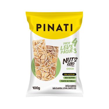 Imagem de BARRA NUTS ZERO COCO 25G PINATI