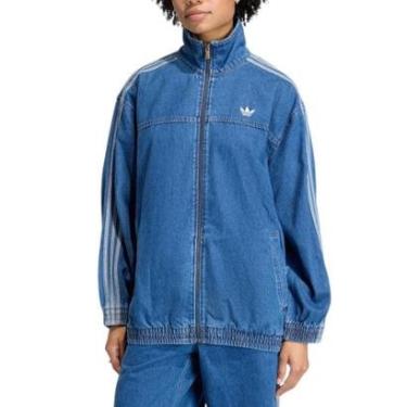 Imagem de Jaqueta Jeans Adidas Firebird Adilenium Blue-Feminino