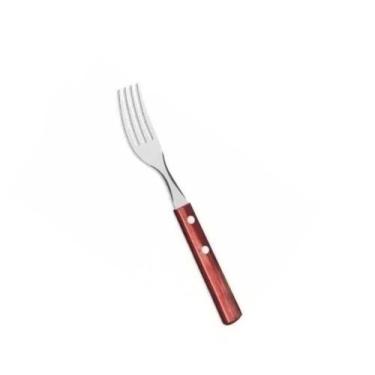 Imagem de Garfo inox castanho polywood tramontina unidade