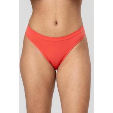 Imagem de Calcinha Sem Costura Slim Tradicional - Gimara, G, Coral