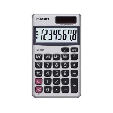 Imagem de Calculadora De Bolso Casio Sx300p 08 Dígitos Prata