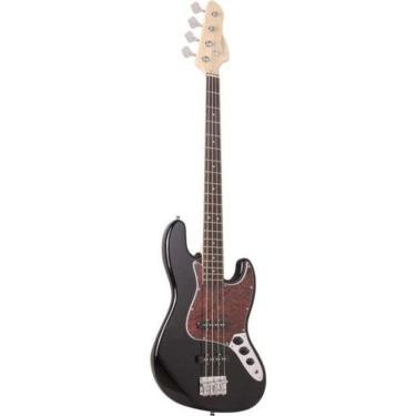 Imagem de Contrabaixo Giannini Gb-100 Jazz Bass Elétrico Passivo Preto-turtle [f002]