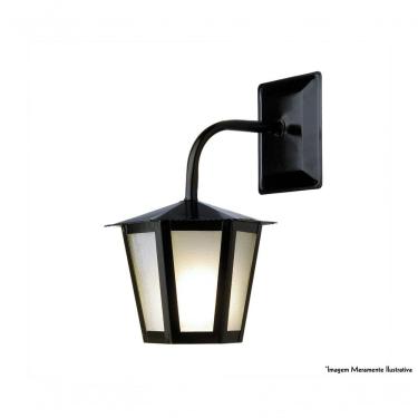 Imagem de Luminária de Parede Luminaria Fixa Parede Sext Preta L1-b para Iluminação Fixa Residencial Preto I-Deal
