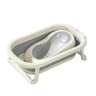 Imagem de Kit Banheira Dobrável Bebê Mastela 29L com Redutor, Portátil e Compact