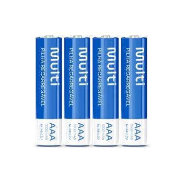 Imagem de Pilhas Recarregáveis AAA 1000Mah com 4 Unidades Multi - CB050