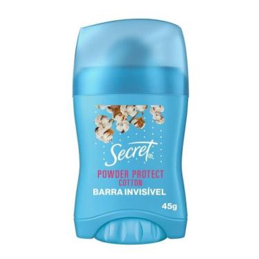 Imagem de Desodorante Antitranspirante em Barra Secret Powder Protect Algodão 45