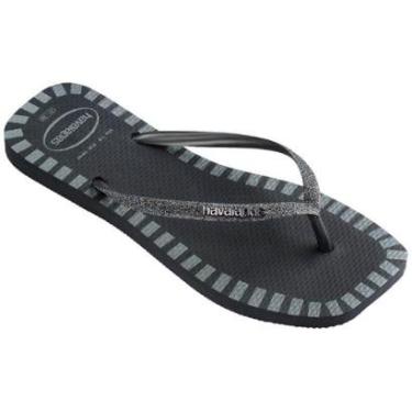 Imagem de Chinelo Havaianas Square Glitter Contour-Feminino