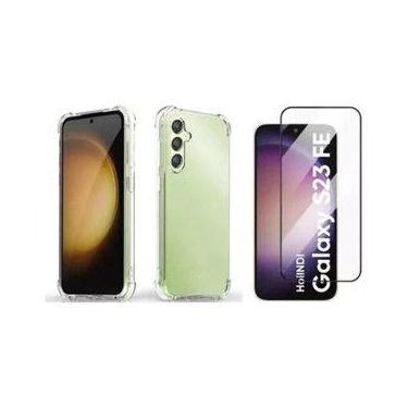 Imagem de Capa transparente + Película de vidro 3D  para Samsung Galaxy S23 FE -
