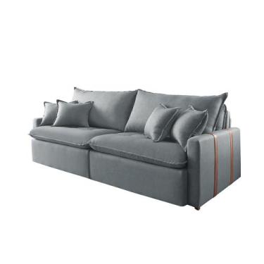 Imagem de Sofá Cama Star 05 1,80m Molas Ensacadas Design Clean e 4 Almofadas Fib