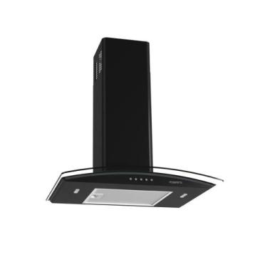 Imagem de Coifa De Parede Fogatti Clean 60cm Vidro Curvo, Com Led, 3 Velocidades