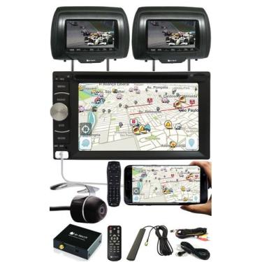 Imagem de DVD Player 2 Din E-Tech Universal Tela 6,2" Espelhamento Bluetooth USB