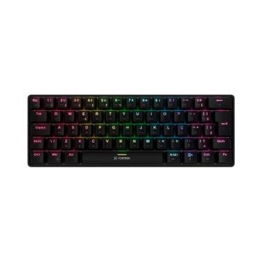 Imagem de Teclado Gamer Fortrek Gravity Air Compact RGB Sem Fio Switch Brown Pre