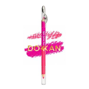 Imagem de Lápis Cortono Labial Duo Hora do Chá Mia Make C/ Apontador 1,2g -, Ros
