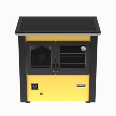 Imagem de Fogao a Pellets Venax n 2 Le Corbusier Amarelo, 220V